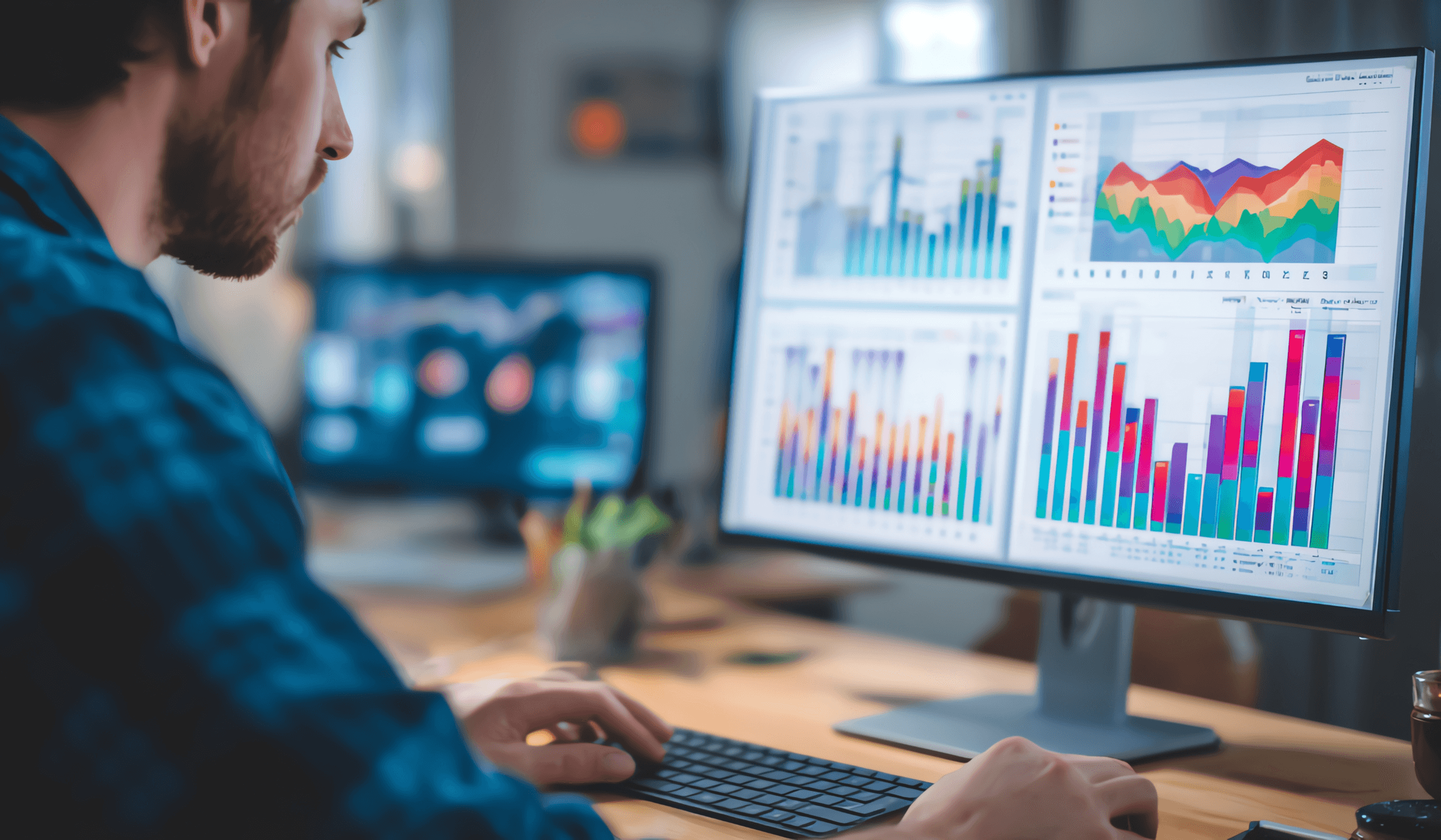 Supply chain planning dashboard with sourcing analytics and performance charts