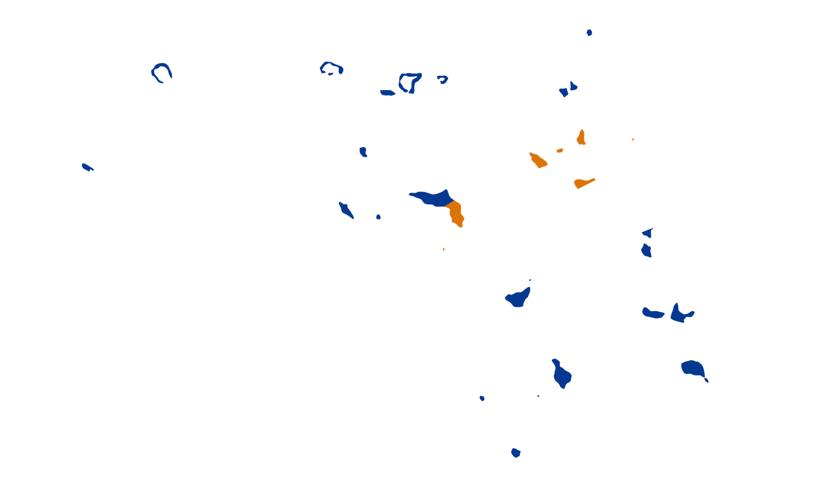 Marshall Islands flag map
