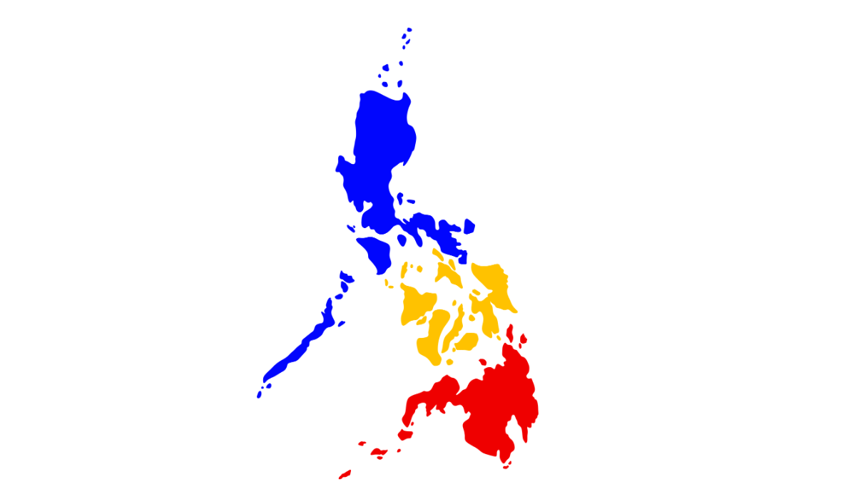 Philippines flag map